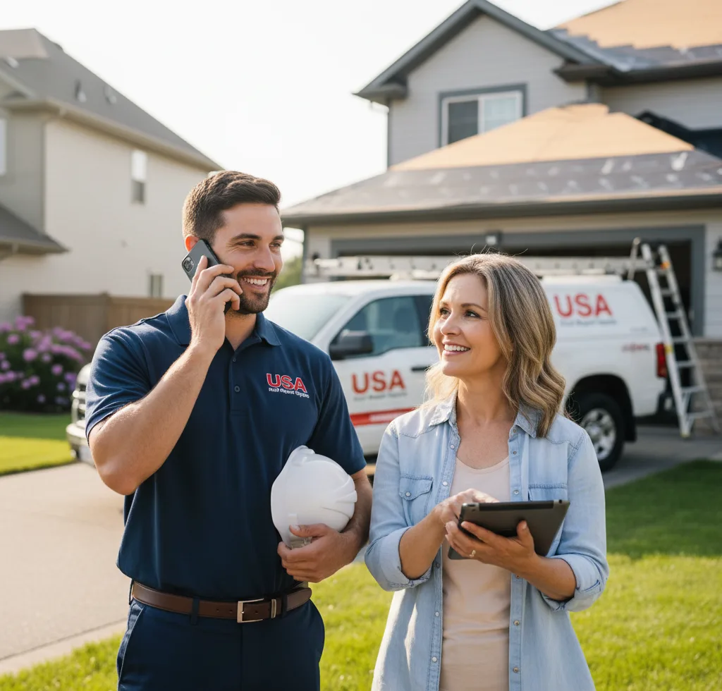 USA Roof Repair Experts customer support in Plain City
